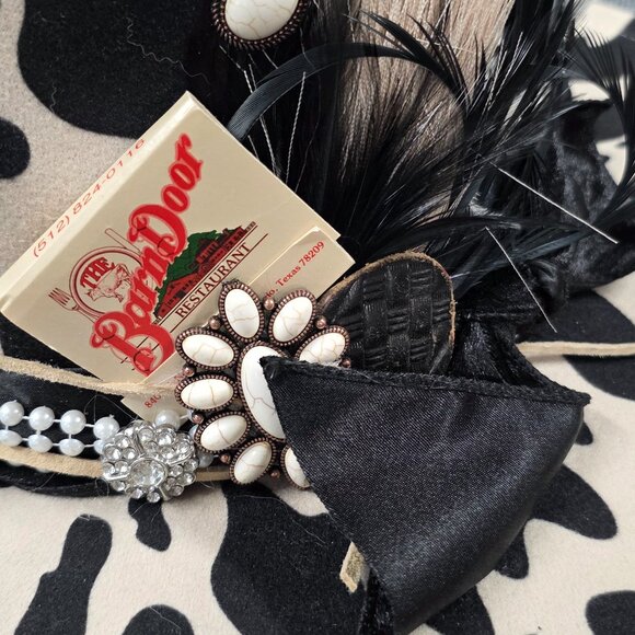 One-of-a-Kind Western Cowgirl Hat – Handmade & Adjustable main image 9